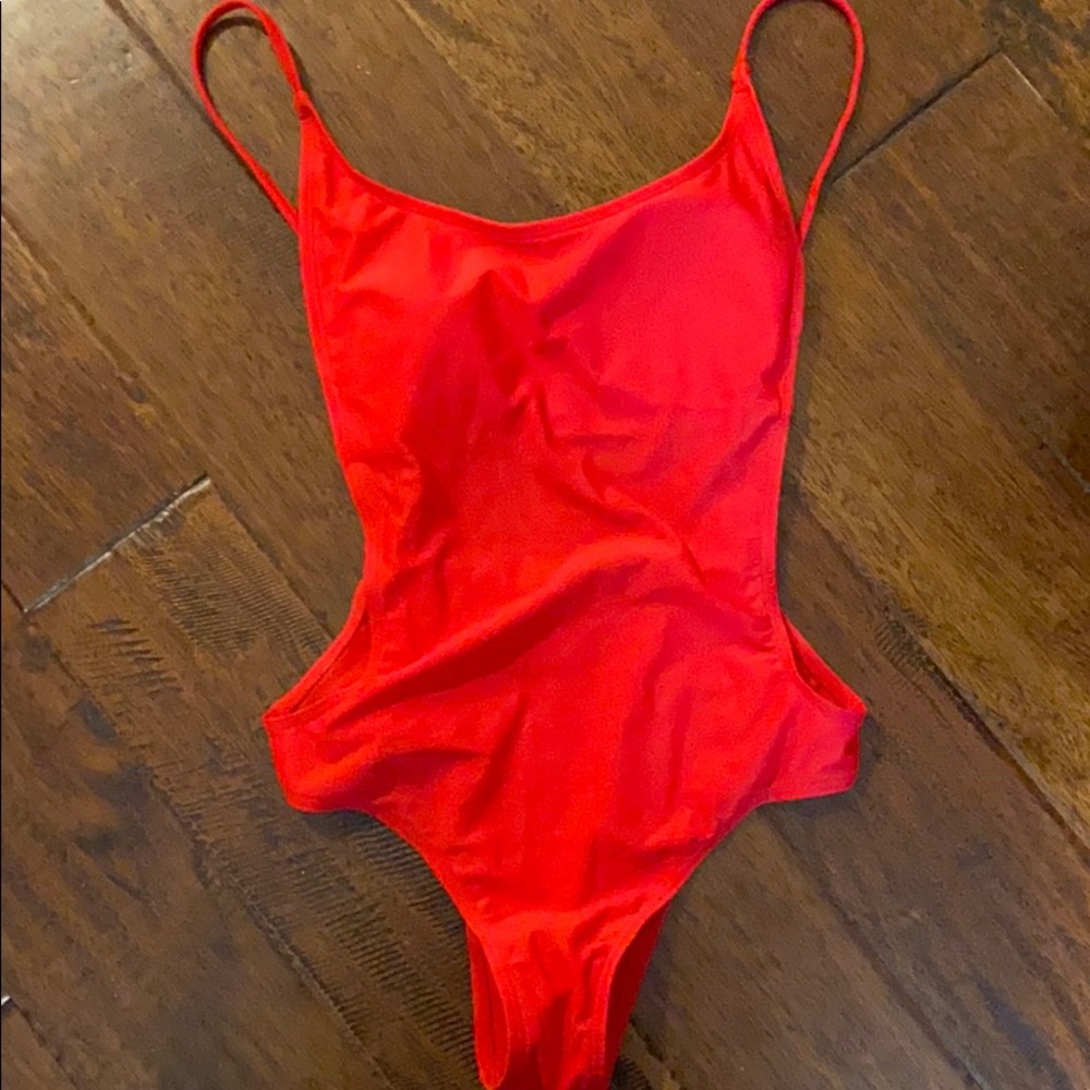 SunnyCo Red Swimsuit